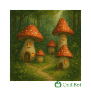 Fairy tale mushroom houses