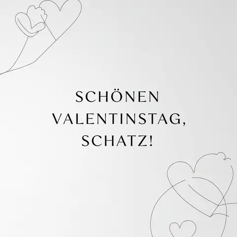 Dezentes Valentinstagsbild