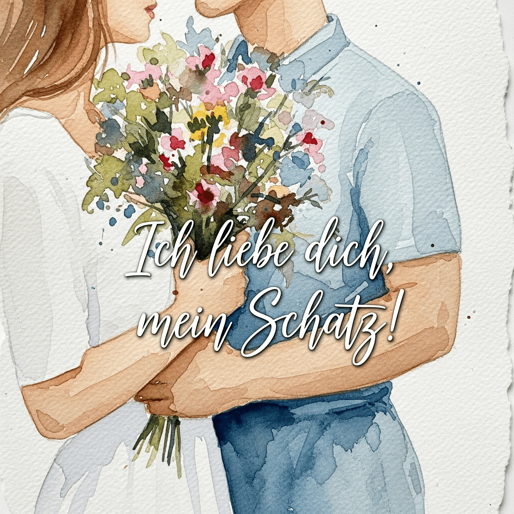 ,Ich liebe dich mein Schatz‘-Bilder